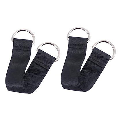 Kisangel 2 Pcs Connective Band Exercise Hanging Belts Lightweight Pullup Hanging Straps for Easy Installation and Storage Portable Fitness Aid for Home Travel