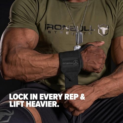 Wrist Wraps for Weightlifting (USPA & IPL Approved) - 18” Premium Quality Wrist Straps for Weightlifting - Weight Lifting Wrist Wraps with Thumb Loop - Best Gym Wrist Wraps for Lifting Weights, Curls & Dips - Lifting Wrist Wraps for Bench, Powerlifting &