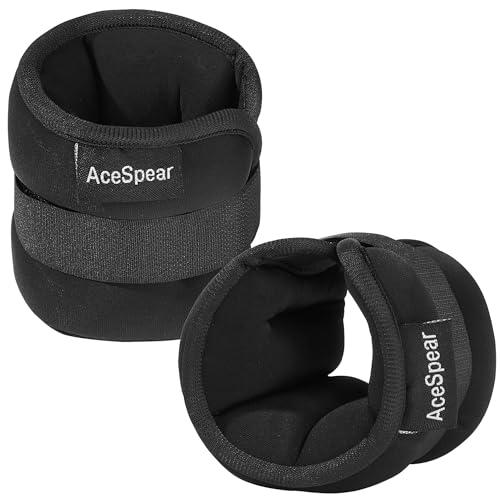 Ankle Weights for Men Women Wrist Weights 2 * 1lb 2lbs 3lbs 4lbs 5lbs 6lbs Leg Weights Sandbags Kids Arm Hand Weights for Fitness Walking Running Gym