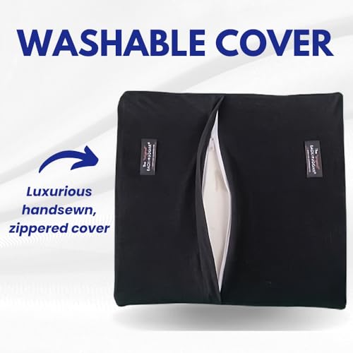 Bodyline Back-Huggar - Traditonal/Regular Style - The Original Lumbar Cushion - Black