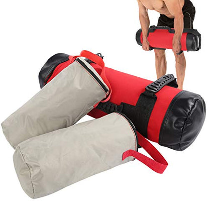 Weightlifting Workout Sandbag, Fitness Exercise Sandbag with Ergonomic Handle, Durable Oxford Cloth Outer Skin for Core and Full Body Training, Includes 2 Fillable Inner - size: Small Size