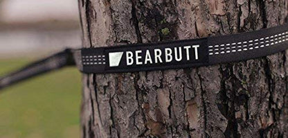 Bear Butt Kodiak Hammock Straps for Trees - 20 Feet Long, 40 Combined Loops - Holds 1000 Pounds - Camping Accessories With Carabiner - color: Grey