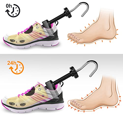 eachway Shoe Stretcher Shoe Trees,Adjustable Length & Width for Men and Women - color: M(for M's Us6.5-10; Wm's Us10-13.5 )Yellow