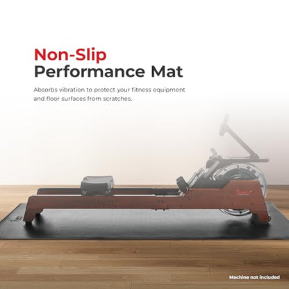 Sunny Health & Fitness Equipment Mats, Home Gym Floor Protection, 4 Sizes - style: Large 90”