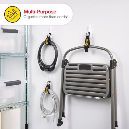 Heavy-Duty Wrap-It Storage Straps - 7" (6-Pack) Silver - color: Silver, size: 7-in. (6-Pack)