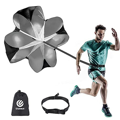 Uyomal Running Speed Training,Speed Chute Resistance Parachute for Speed and Acceleration Training 56-Inch