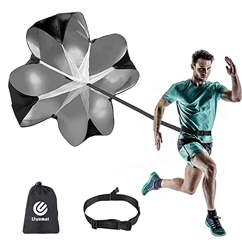 Uyomal Running Speed Training,Speed Chute Resistance Parachute for Speed and Acceleration Training 56-Inch
