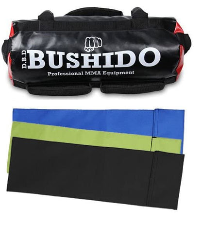 DBX BUSHIDO Unisex Adult DBX-PB-10 Sport Bulgarian 35 kg Sandbag Sandbag Fitness Sack Power Bag for Strength Training and Functional Training Empty Black One Size