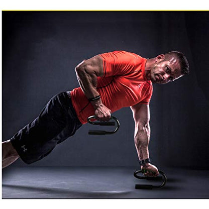 Metal Push Up Bracket-Iron Core Athletics Bars - Strong Steel Stands Suitable for Any Pushup Training Program