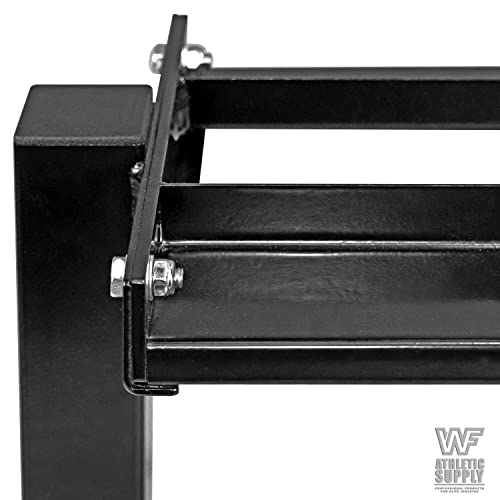 WF Athletic Supply Rubber Coated Hex Dumbbell Set with Two Tier Premium Storage Rack Built for Strength Building, Weight Loss & Home Gym – Multiple Sets Available
