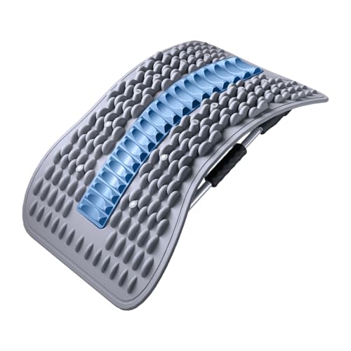 Spine Stretcher - Lumbar Cracker, Arch Alignment Massager, Comfortable Back Support Tool, Portable Relief Device | Relaxation Equipment for Family, Women, Men, Friends, Boys, Girls, Enhance Comfort in - color: Blue