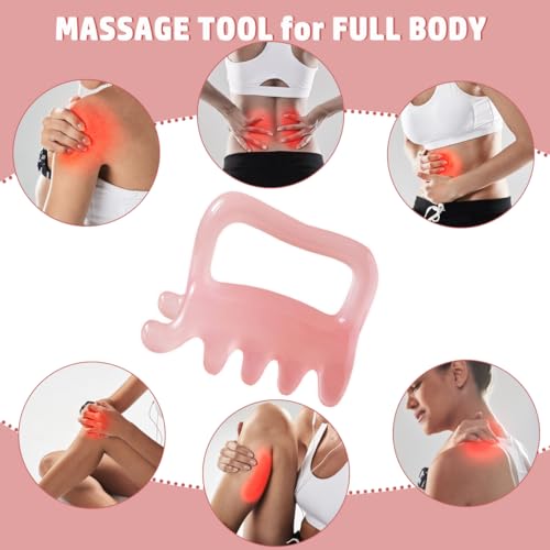 Large Fascia Massage Blaster Tool for Cellulite, Myofascial Release, Muscle Knots, Trigger Points, Cellulite Massager Tool for Body Tension Relief Promote Lymphatic Circulation Pink - color: Pink