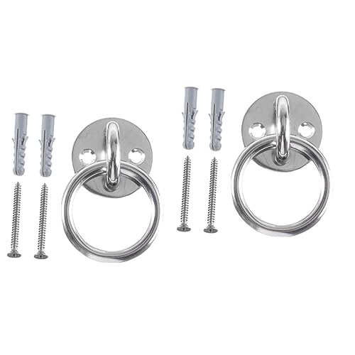 Toyvian Ceiling Anchor Suspension Trainer Bracket Durable Fixed Disk for Yoga Swings Gymnastic Rings and