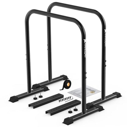 2026 Upgrade World's Best Strongest Premium Dip Bars with Adjustable Ultra-Stable Settings & Non-Slip Feet - USA Original Patent, USA Designed, USA Shipped, USA Warranty