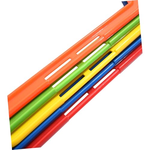 Sosoport 6pcs Soccer Agility Rings Training Set Adjustable Soccer Drill Equipment for Football Basketball Safe Random