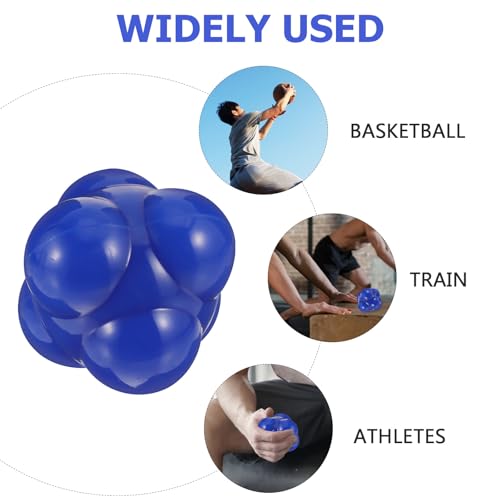 SOLUSTRE Silicone Hexagonal Reaction Ball Large 68mm Agile Training Ball Fitness Equipment for Speed and Agility Training