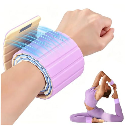BECOJADDE Wrist Weights Ankle Weight for Women 1 Pair (1.1 lb/2.2 lb Each) - color: Yellow Lavender, size: 2.2 Lb Pair (1.1 Lb Each)