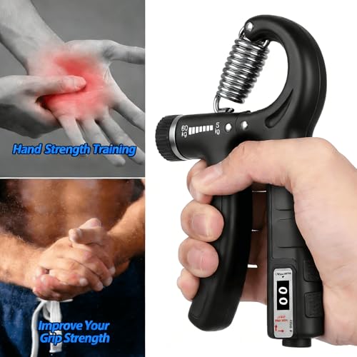 Hand Grip Strengthener, Finger Exerciser, Forearm Strengthener Kit - 7 Pack, Targeted Hand & Forearm Strength, Relief & Recovery Kit