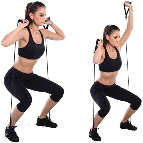 Resistance Band Set,Pull Up Exercise Bands Door Anchors Compatible with Billy's Bootcamp Tae Bo,Weight Loss,Strength Home Workouts Training,Physical Therapy,Yoga,Pilates.