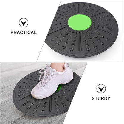 Toddmomy Fitness Balance Board for Sensory and Equilibrium Training Indoor Yoga Balance Trainer with Non-slip Surface for Rehabilitation and Core Stability Exercises