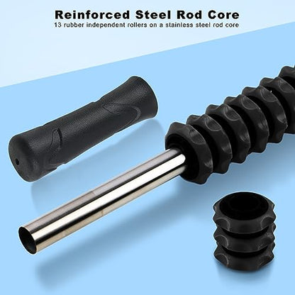 ZanLLW Muscle Roller Stick, Deep Tissue Massage Stick for Athletes, Therapy Muscle Stick for Runners, Lipo Stick for Relief Muscle Soreness, Fascia, Trigger Points, Help Calf, Leg, Back Recovery