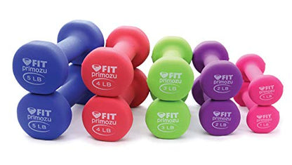 FIT Neoprene Dumbbells (Pairs & Sets) - color: a) SET OF 10: 1LB + 2LB + 3LB + 4LB + 5LB PAIRS