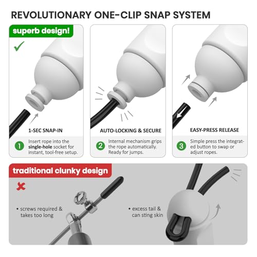 Digital Jump Rope with Smart Counter & Timer - Adjustable Speed Skipping Rope for Fitness, Weight Loss, Boxing, MMA - Tangle-Free Ball Bearings & Anti-Slip Handles for Men, Women, Kids.(Check 2026 New Evolution for 3s Rope Swap) - color: 2026 Evolution BL