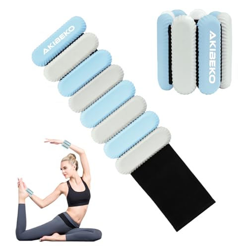 Wrist and Ankle Weights for Women at Home, Wearable Set of 2(1Lbs Each) Weighted Bracelet for Men, Adjustable Arm & Leg Weights for Workout, Walking, Exercise, Gym, Running