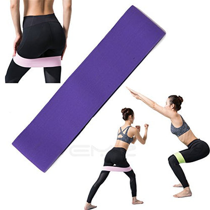 Resistance Hip Band, Non-Slip Elastic Cotton Resistance Exercise Band, Home Fitness Equipment for Glutes Butt Peach Booty Workout, Leg Stretching Warming Up Training Circle, with Carry Bag