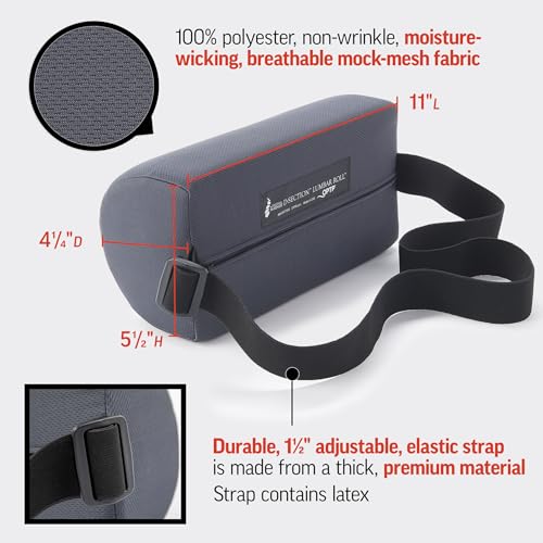 OPTP The Original McKenzie D-Section Lumbar Roll – Large, Firm Density
