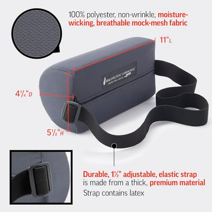 OPTP The Original McKenzie D-Section Lumbar Roll – Large, Firm Density