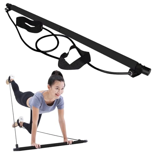 Pilates Bar Kit with Resistance Bands,Multifunctional Pilatess Bar,Stretched Fusions Toning Bar,Pilates Sculpt Bar,Home Gym Equipment for Women & Men Home Gym Pilates Yoga