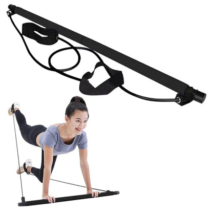 Pilates Bar Kit with Resistance Bands,Multifunctional Pilatess Bar,Stretched Fusions Toning Bar,Pilates Sculpt Bar,Home Gym Equipment for Women & Men Home Gym Pilates Yoga