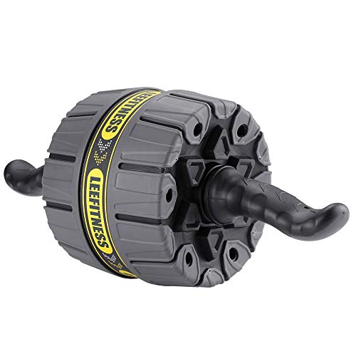 Automatic Rebound Abdominal Wheel Ab Roller Wheel for Abs Workout Mute Ab Workout Equipment for Abdominal Exercise - color: Gray
