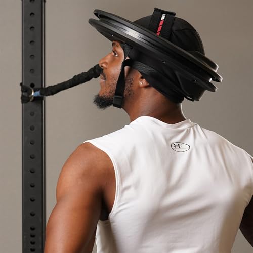 Iron Neck Resistance Band Anchor Bundle – Padded Door Anchor with Lock & EZ Cinch Band Anchor for Home Gym, Neck Trainer & Full-Body Workouts (Men & Women)