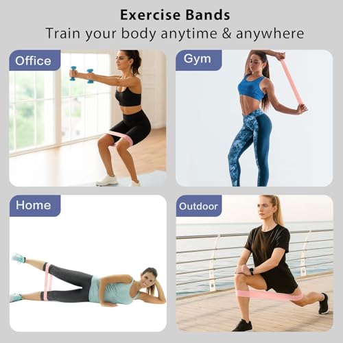 Latex Band for Working Out, Resistance Band for Men and Wowen, Rubber Band for Pilates and Yoga, Exercise Equipment for Legs, Arms, Chest, Back and Glutes