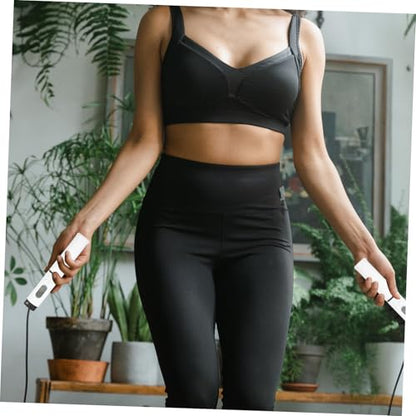 Ropeless Digital Jump Rope with Counter Adjustable Indoor Skipping Rope for Fitness Workout for Weight Loss and Home Exercise