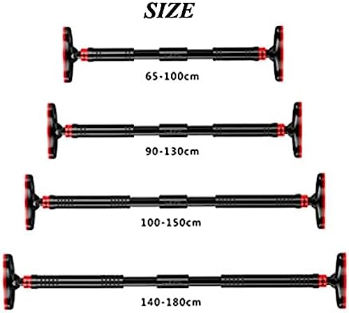 Pull Up Bar For Doorway, Chin Up Bar No Screw, Strength Training Pullup Bars Door Frame Pull-up Bar With Locking Mechanism, Adjustable Width Training Bars,Friendly32