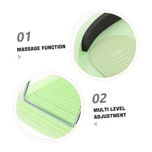 LIOOBO Incline Foot Stretch Board Adjustable Gear Calf Stretching Tool for Enhanced Ankle Mobility Foldable Plastic Legboard for Home Use Professional Training Mint Green
