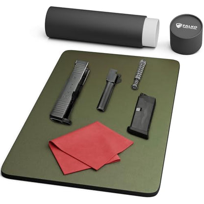 Falko Tactical Gun Cleaning Mat, Gun Mat for Handgun, Rifle and Shotgun - color: Moss Green, size: 20x12