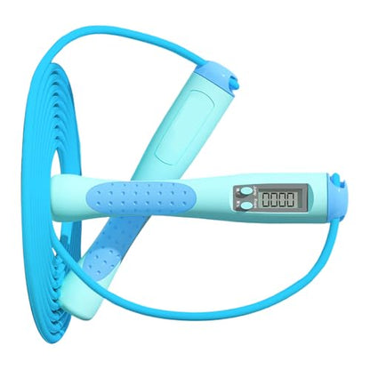 Skipping Rope with Counter, 2.8m Smart Skipping Rope with Counter, Smart Jump Rope, Adjustable Digital Counting Jump Rope, Jump Ropes for Fitness, Digital Jump Rope for Home Gym, Fitness Exercise