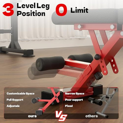 Adjustable Weight Bench, 800LBS Foldable Workout Bench for Home Gym, Incline Decline Flat Bench Press with Quick Folding & Fast Adjustment