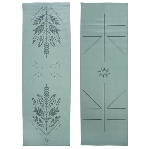 Ascend Yoga Mat - Premium 6mm Thick, 72" x 24", Solid or Reversible Print, Non Slip, Tear Resistant, Workout Mats for Pilates, Home, Studio, Fitness, Gym, Training, Floor Stretching