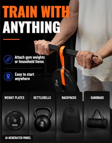 Fitarc Forearm Wrist Strengthener Grip Strength Trainer - color: Wrist Roller