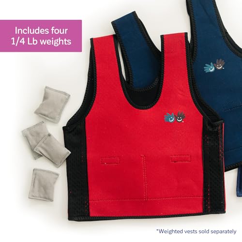 Fun and Function - Vest Weights - Compatible with All Fun & Function Adjustable Weighted Vests for Kids & Adults with Special Needs - Weights to Insert Into Your Adjustable Weighted Vest - Available in 1/2 and 1/4 Weights - size: 1/4 lb