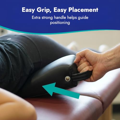 Pelvic Sacral SOT Blocks Non Slip Base 1/Pair Upholstered Black