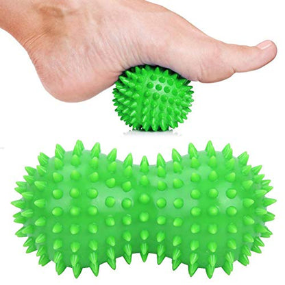 Massage Balls,Pvc Peanut Massage Balls Foot Back Shoulder,Foot Massager,Plantar Fasciitis & All Over Body Deep Tissue Muscle Therapy For Strength Exercise/Relax (1#)