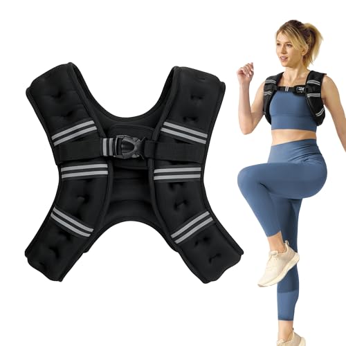 Gaiam Weighted Vest for Women and Men, Adjustable Weighted Workout Vest for Walking, Running, Strength Training - size: CoreFlex