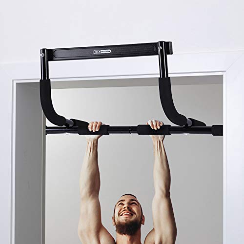 Heavy Duty Door Way Pull Up Bar Chin Up Dip Station for Multiuse Doorway Portable Home Fitness Gym Workout to Build Upper Body Strength