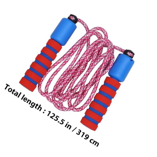 2pcs Counting Jump Ropes Set with Digital Counter, Colorful Cotton Skipping Ropes for Fitness Exercise and Interactive Play